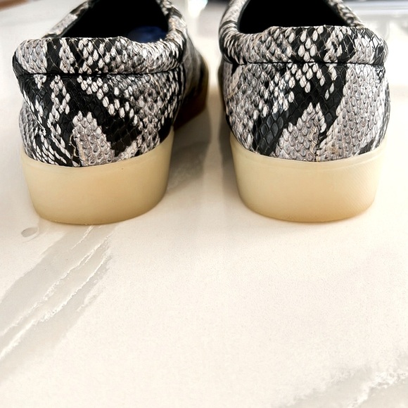 3.1 Phillip Lim Morgan Python Black White Cream Low Top Slip On Sneaker Sz 37 - Picture 11 of 14